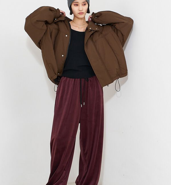 NOMINE「ショート モンスターパーカー」|ダウン|