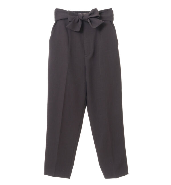 TIARA「麻調ハイウエストテーパードパンツ」|その他|