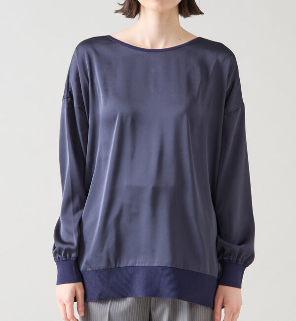 TIARA「リブトリミングトップス」|ニット・セーター|