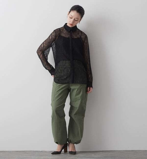 Liesse「ケミカルレースシャツブラウス」|シャツ・ブラウス|