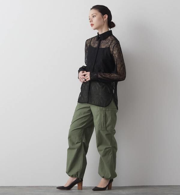 Liesse「ケミカルレースシャツブラウス」|シャツ・ブラウス|
