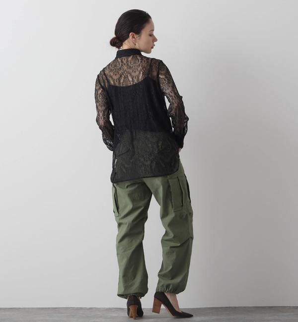 Liesse「ケミカルレースシャツブラウス」|シャツ・ブラウス|