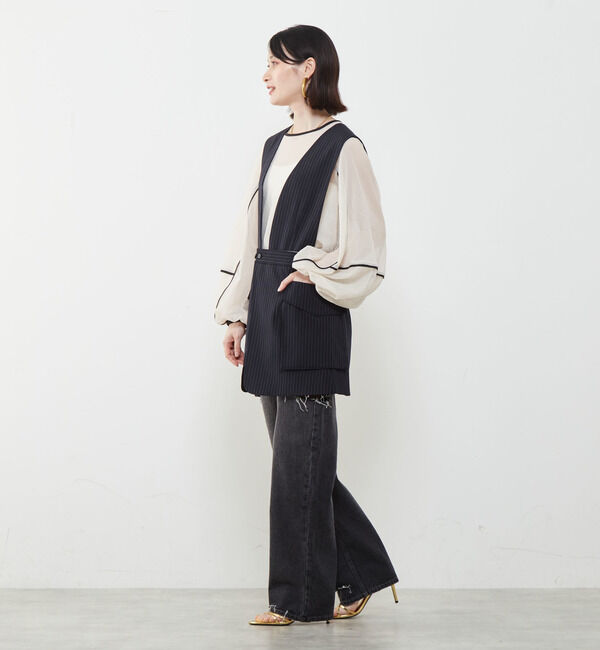 SOFFITTO「2WAYストライプベスト」|ベスト・ジレ|