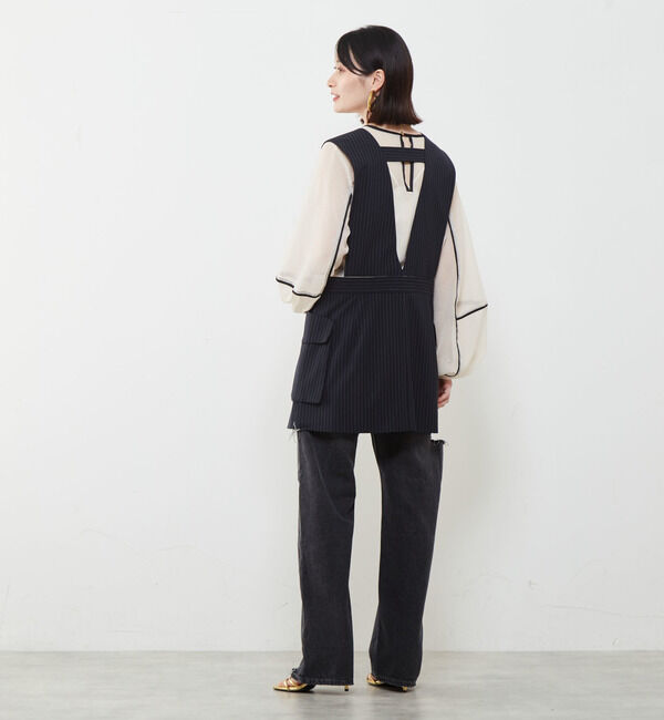SOFFITTO「2WAYストライプベスト」|ベスト・ジレ|