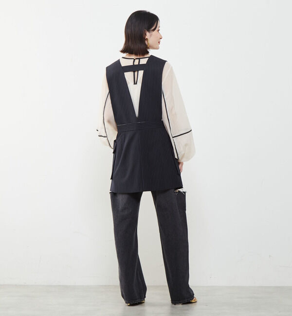 SOFFITTO「2WAYストライプベスト」|ベスト・ジレ|