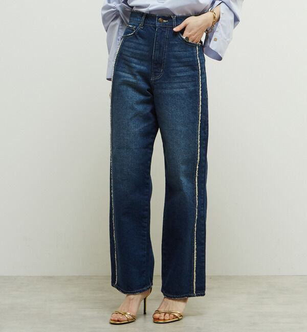 Soffitto「サイド切り替えデニムパンツ」|デニム|