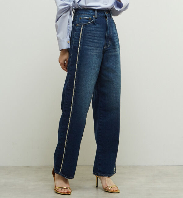 Soffitto「サイド切り替えデニムパンツ」|デニム|