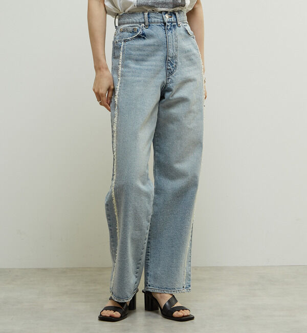 Soffitto「サイド切り替えデニムパンツ」|デニム|