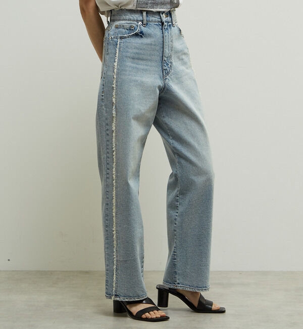 Soffitto「サイド切り替えデニムパンツ」|デニム|