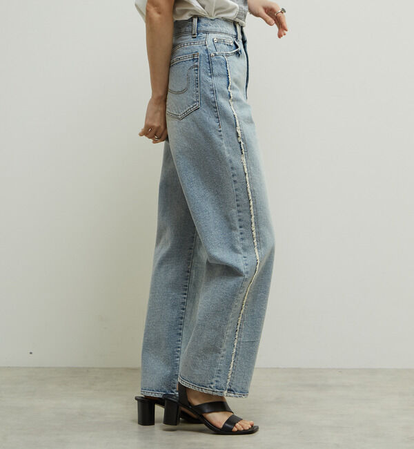 Soffitto「サイド切り替えデニムパンツ」|デニム|