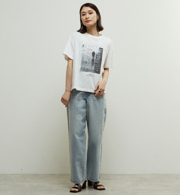 Soffitto「サイド切り替えデニムパンツ」|デニム|