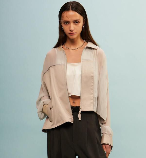 Soffitto「【AULA AILA別注】DENIM COMBINATION BLOUSON」|ブルゾン・スタジャン|