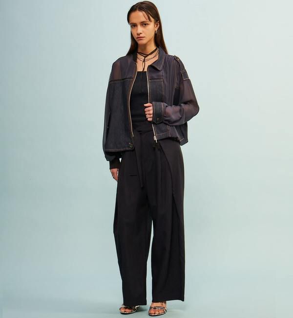 Soffitto「【AULA AILA別注】DENIM COMBINATION BLOUSON」|ブルゾン・スタジャン|