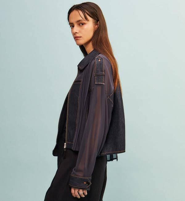 Soffitto「【AULA AILA別注】DENIM COMBINATION BLOUSON」|ブルゾン・スタジャン|