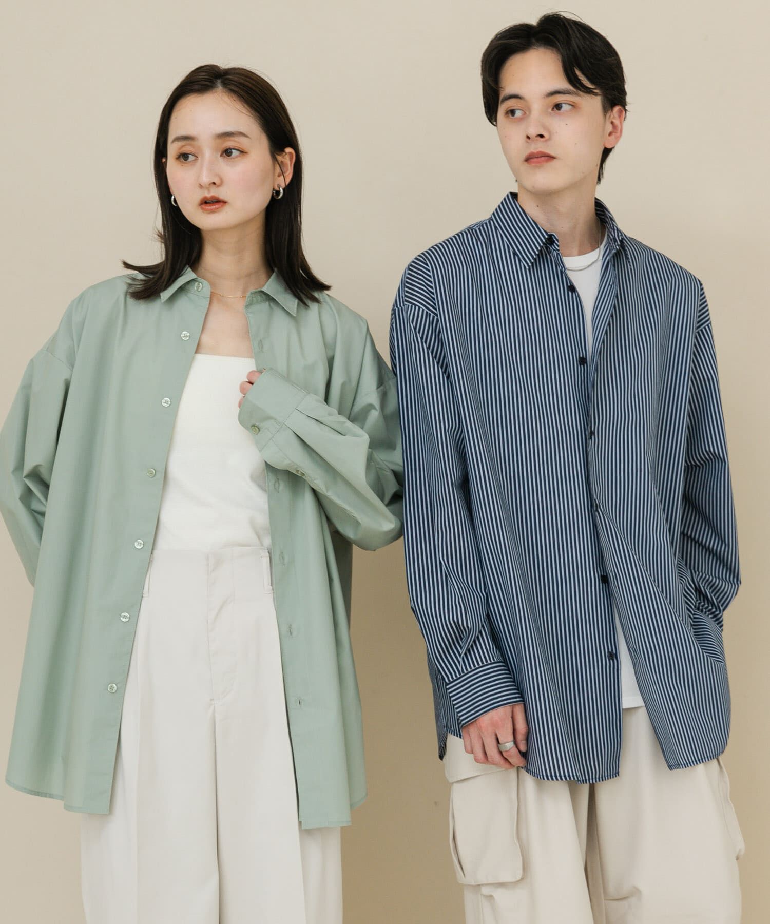 SENSE OF PLACE by URBAN RESEARCH「『ユニセックス』ブロードレギュラーカラールーズシャツ」|シャツ・ブラウス|