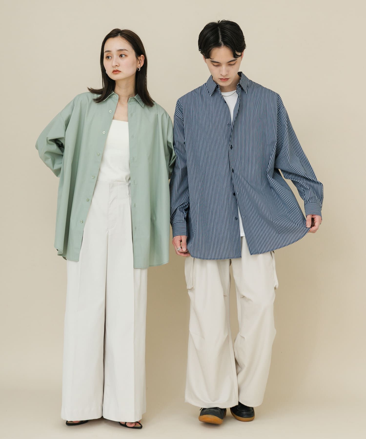 SENSE OF PLACE by URBAN RESEARCH「『ユニセックス』ブロードレギュラーカラールーズシャツ」|シャツ・ブラウス|