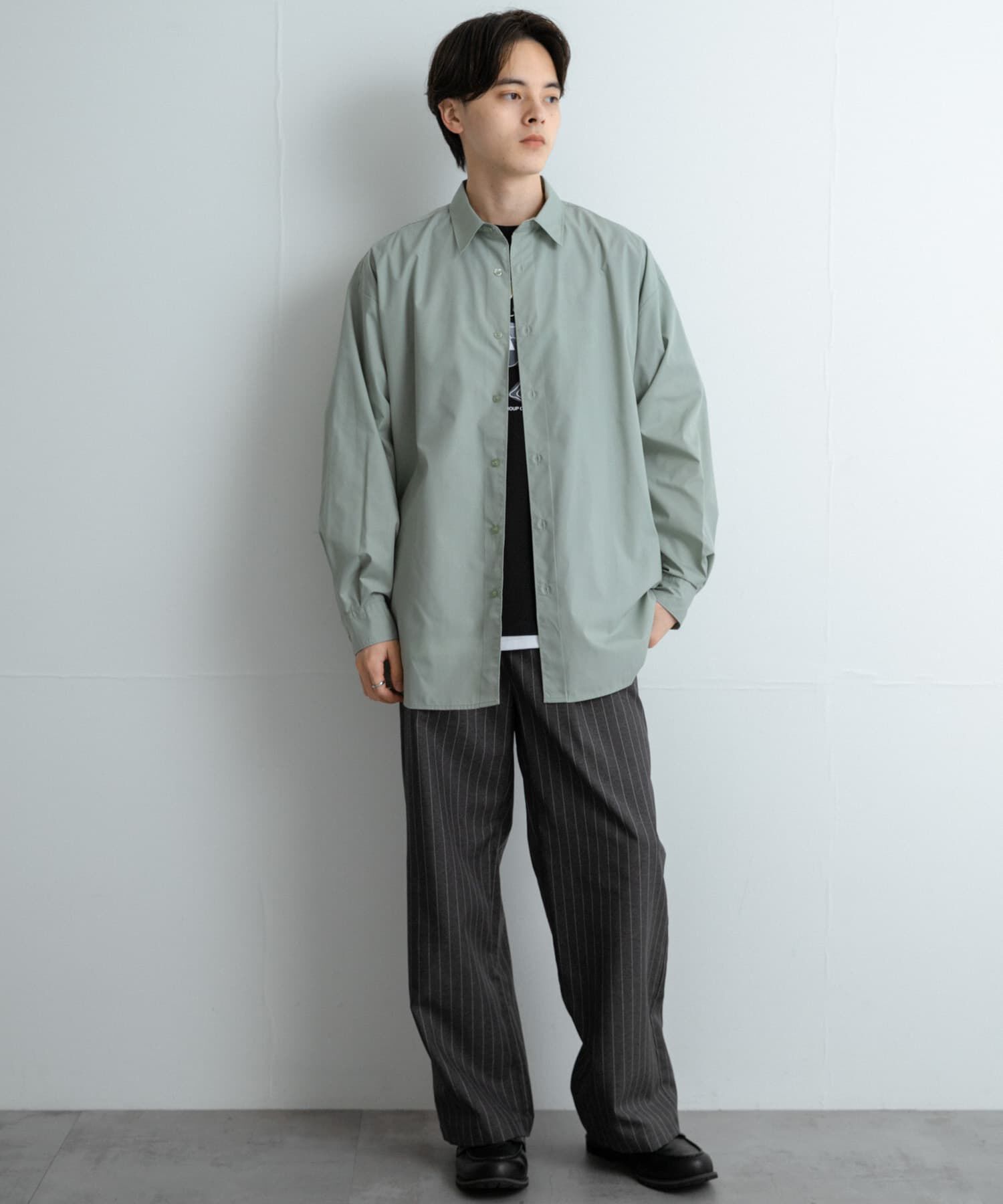 SENSE OF PLACE by URBAN RESEARCH「『ユニセックス』ブロードレギュラーカラールーズシャツ」|シャツ・ブラウス|