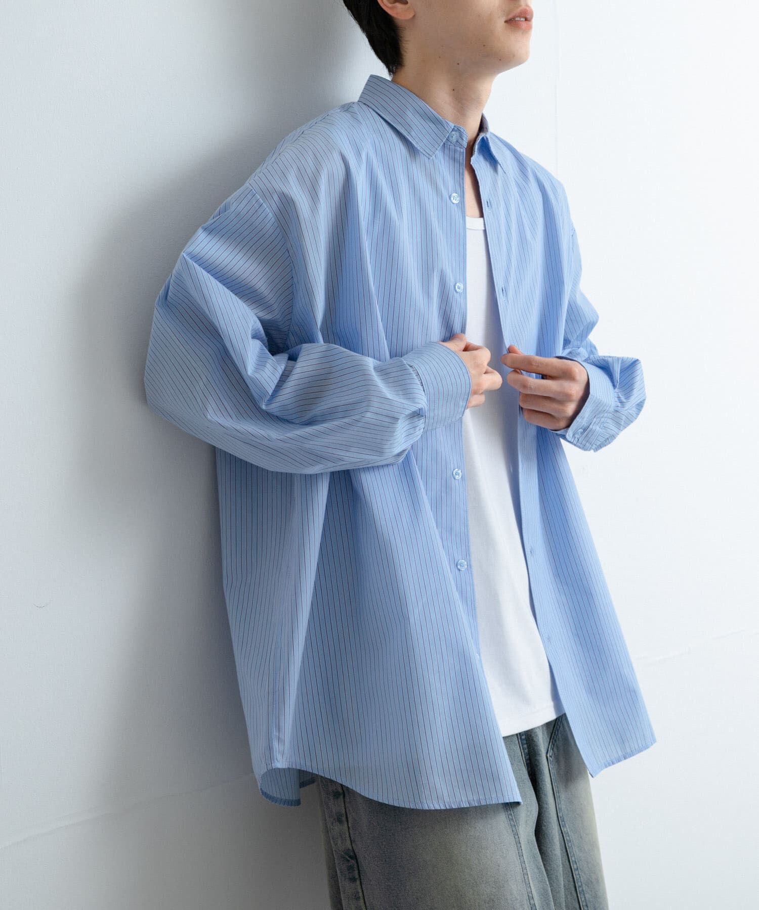 SENSE OF PLACE by URBAN RESEARCH「『ユニセックス』ブロードレギュラーカラールーズシャツ」|シャツ・ブラウス|