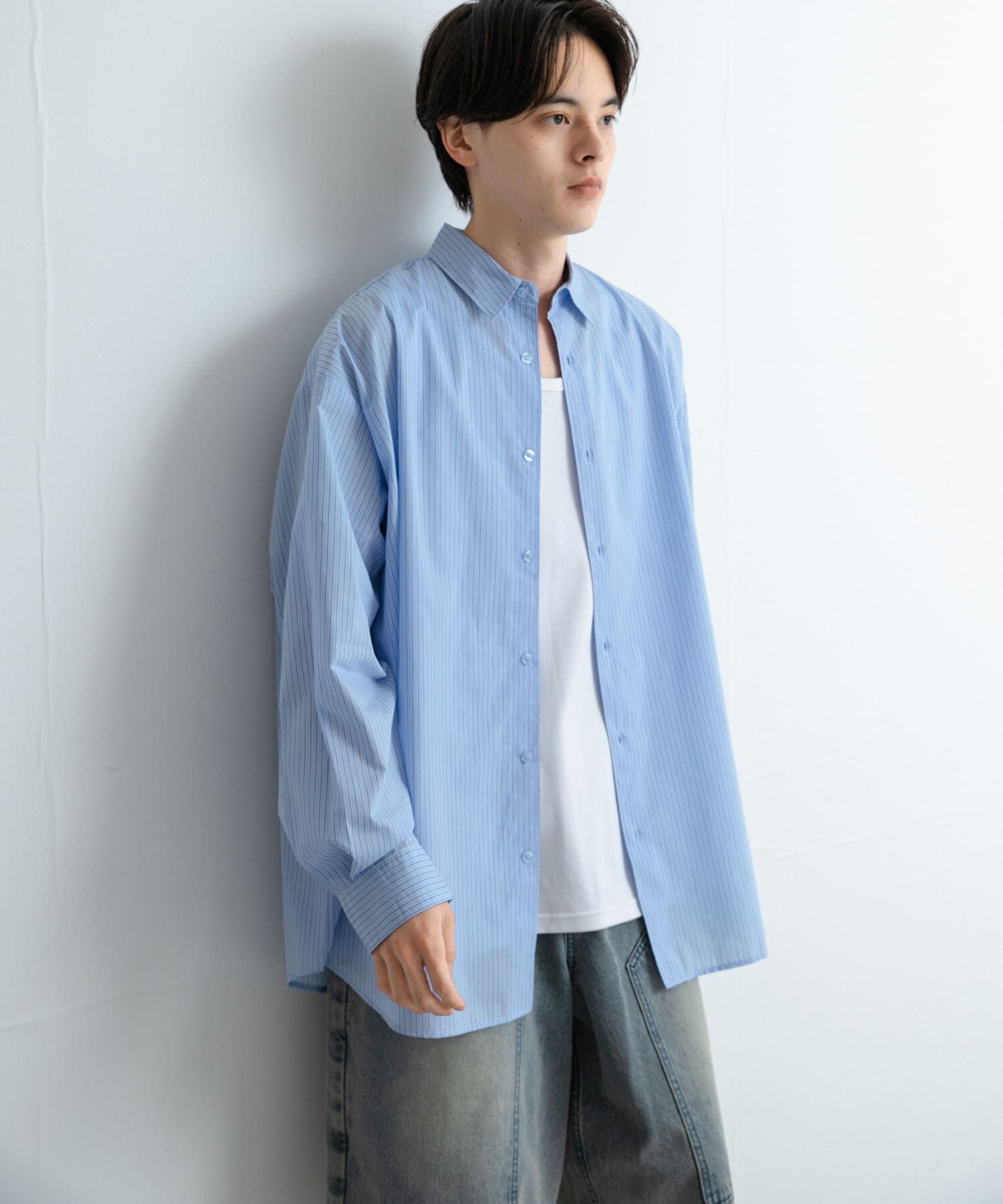 SENSE OF PLACE by URBAN RESEARCH「『ユニセックス』ブロードレギュラーカラールーズシャツ」|シャツ・ブラウス|