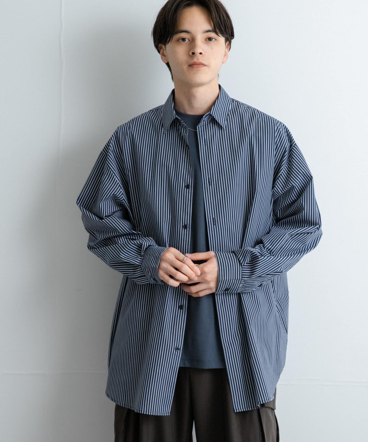 SENSE OF PLACE by URBAN RESEARCH「『ユニセックス』ブロードレギュラーカラールーズシャツ」|シャツ・ブラウス|