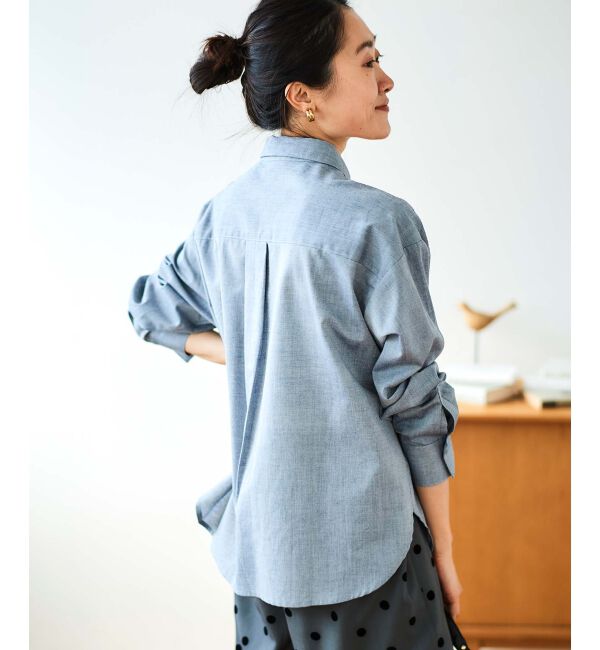 le.coeur blanc「フロントフリルレギュラーカラーシャツ」|シャツ・ブラウス|