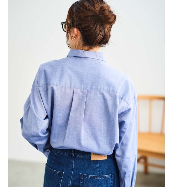 le.coeur blanc「フロントフリルレギュラーカラーシャツ」|シャツ・ブラウス|