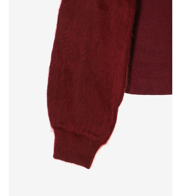  「襟付きデコルテオープンニット」|ニット・セーター|