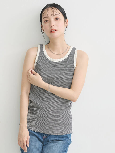 earth music&ecology「ベーシックタンクトップ」|インナー|Border