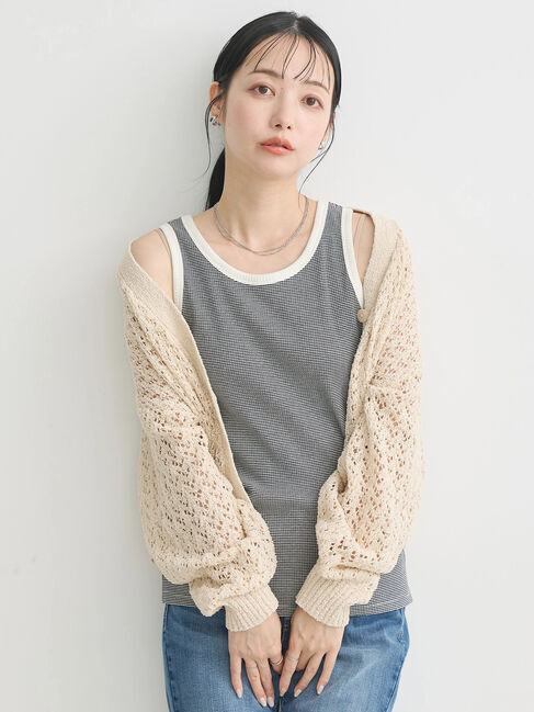 earth music&ecology「ベーシックタンクトップ」|インナー|