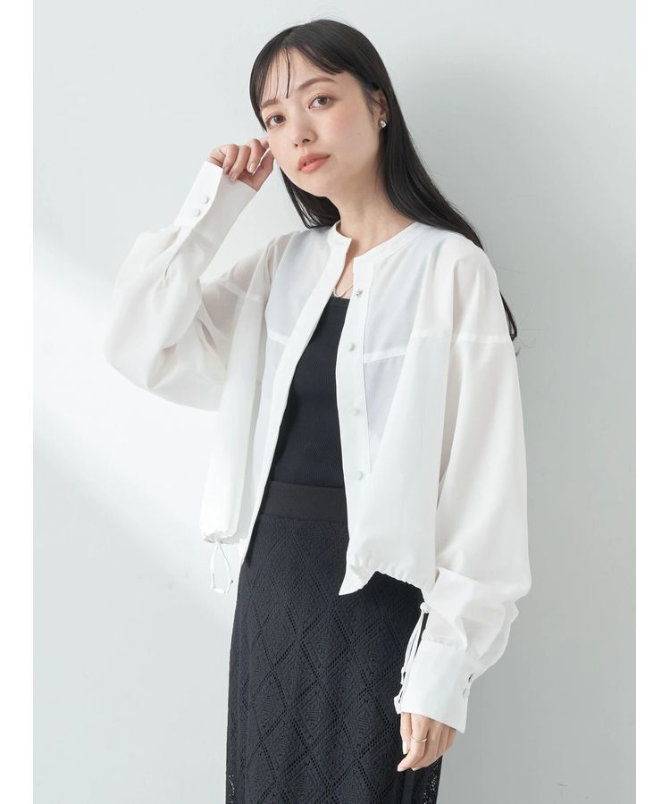 earth music&ecology「シャツブルゾン」|シャツ・ブラウス|Off White