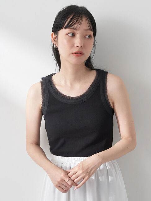 earth music&ecology「チュールリブタンク」|インナー|