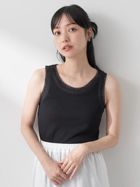 earth music&ecology「チュールリブタンク」|インナー|