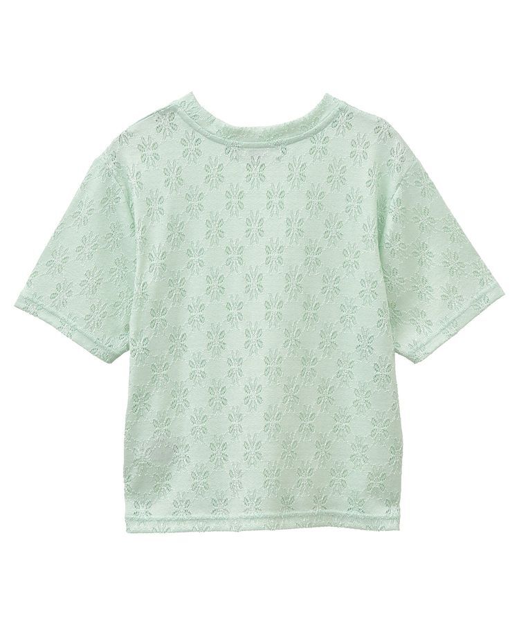 earth music&ecology「フラワーレースプルオーバー」|Tシャツ・カットソー|