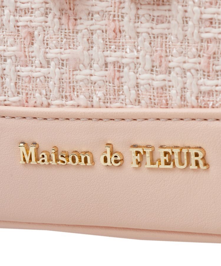 Maison de FLEUR「ツイードキューブショルダーバッグ」|ショルダー・メッセンジャー|