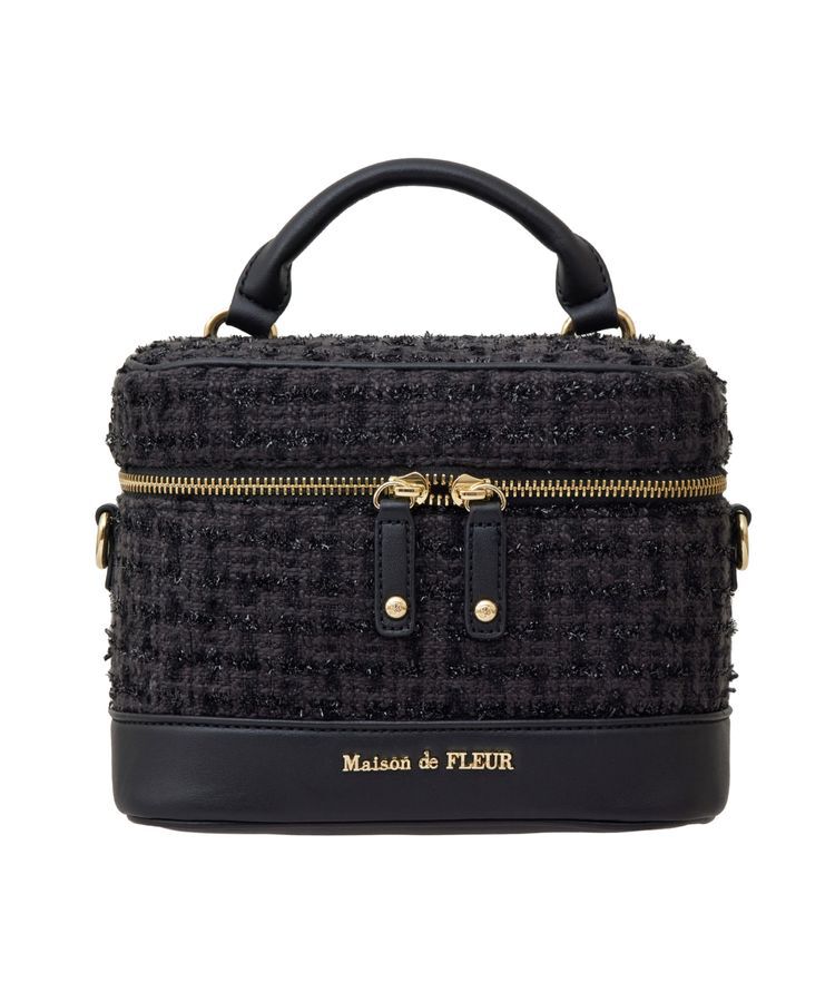 Maison de FLEUR「ツイードキューブショルダーバッグ」|ショルダー・メッセンジャー|