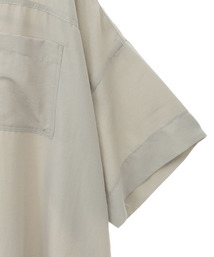 Green Parks「7分袖ミディ丈シャツワンピース」|ワンピース|