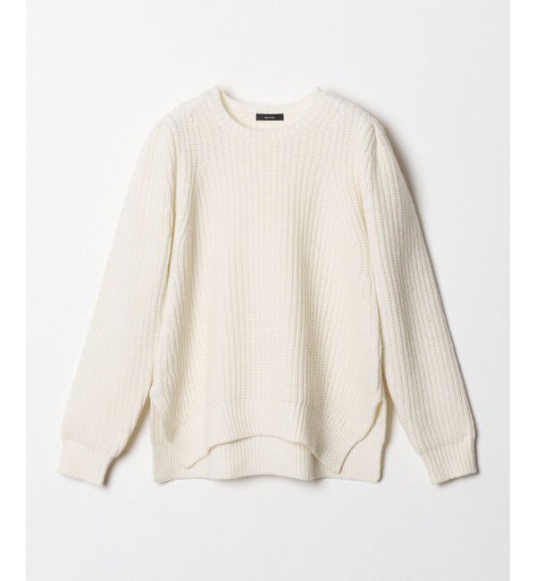 allureville「片畦イレヘムプルオーバー」|ニット・セーター|