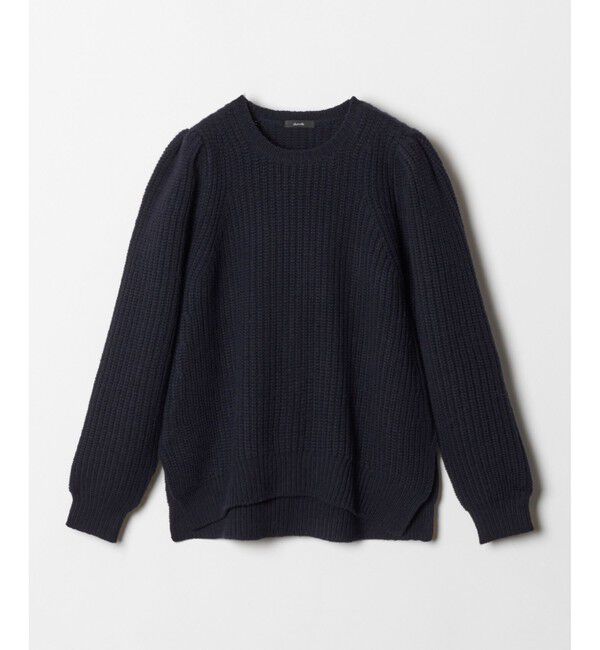 allureville「片畦イレヘムプルオーバー」|ニット・セーター|