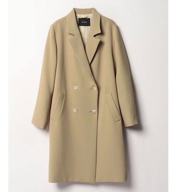 allureville「ダブルクロスチェスターコート」|ダッフルコート|