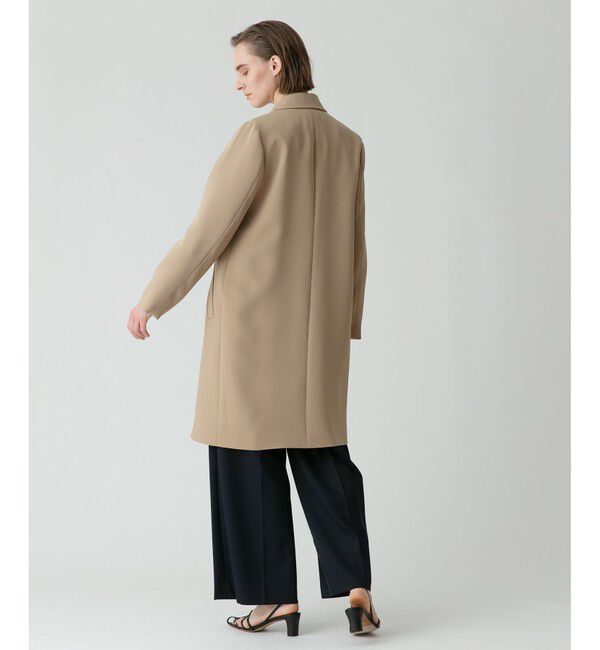 allureville「ダブルクロスチェスターコート」|ダッフルコート|