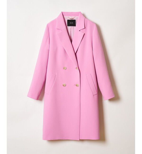 allureville「ダブルクロスチェスターコート」|ダッフルコート|