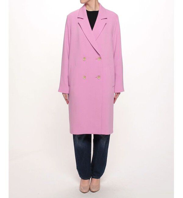 allureville「ダブルクロスチェスターコート」|ダッフルコート|