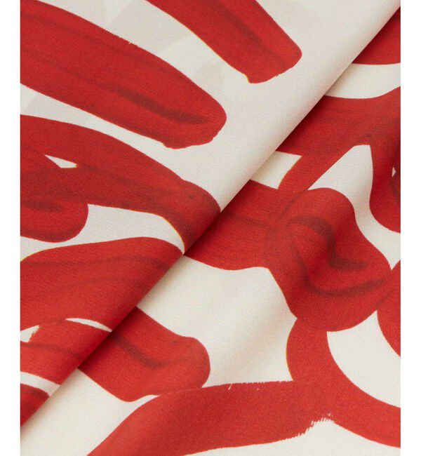 allureville「ペインティングフラワープリントタックワンピース」|ワンピース|