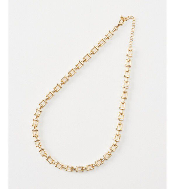 allureville「スクエアチェーンネックレス」|ネックレス|