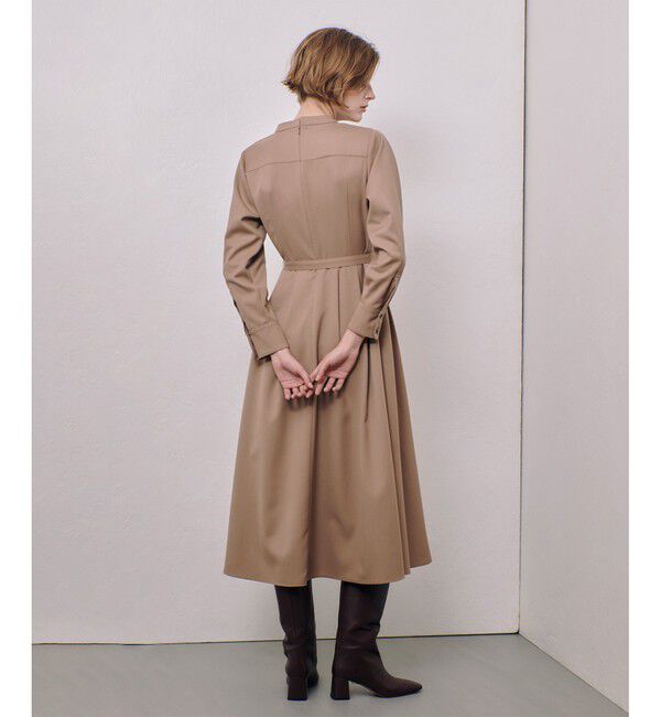 allureville「スタンドカラータックワンピース」|ワンピース|