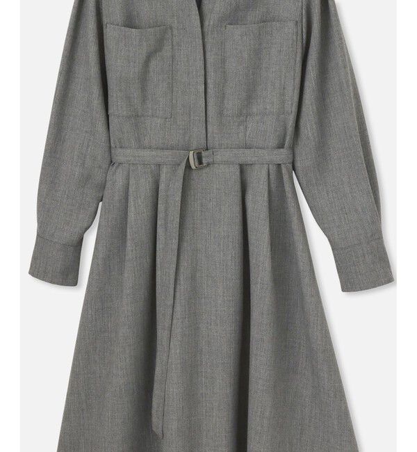 allureville「スタンドカラータックワンピース」|ワンピース|