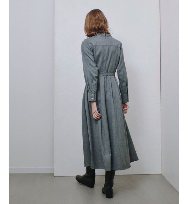 allureville「スタンドカラータックワンピース」|ワンピース|