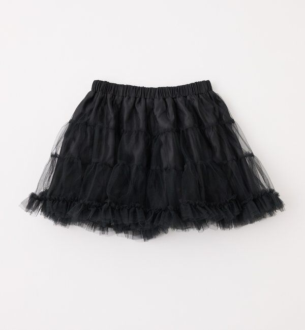  「【premiumorder】チュールティアードミ二スカート」|スカート|