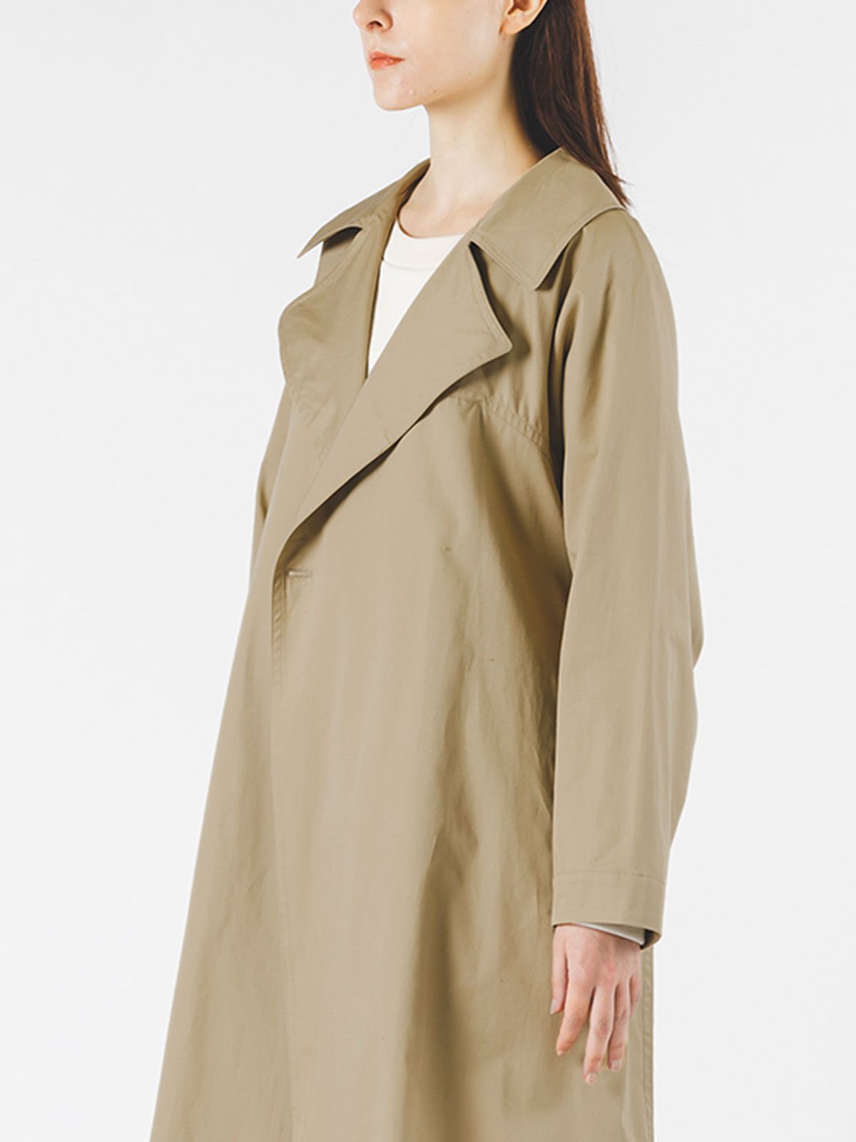 mizuiro ind「mizuiro ind ドルマンスリーブトレンチコート」|トレンチコート|