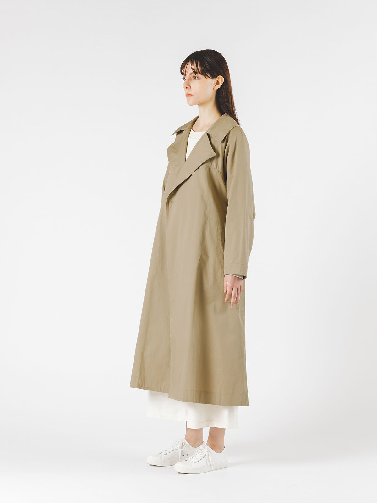 mizuiro ind「mizuiro ind ドルマンスリーブトレンチコート」|トレンチコート|